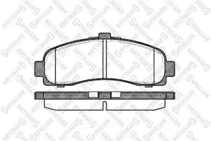 Комплект тормозных колодок, дисковый тормоз STELLOX купить